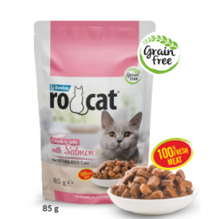 ROCAT POUCH SOMONLU KISIR 85G JÖLELİ YAŞ MAMA